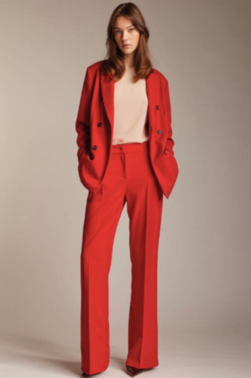 Tailleur Doppiopetto Rosso – Kartika